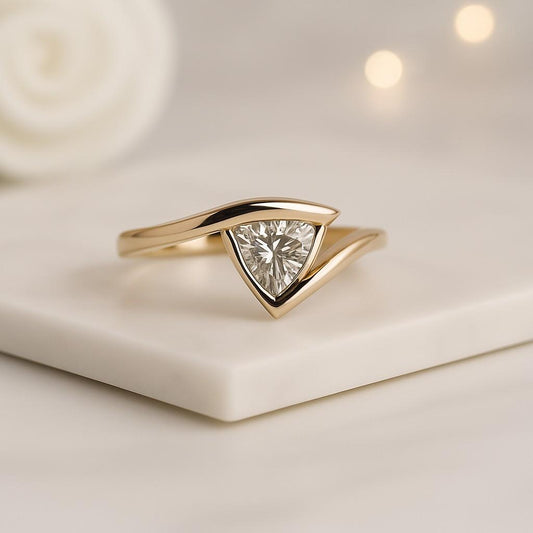 2mm Lab Grown Diamond Wedding Band Women Shared Prong set Half Eternity Wedding Ring in 14K Solid Rose Gold Available in White & Yellow Gold
