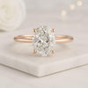 0.50 - 2.00 Carat Oval Cut Solitaire Ring