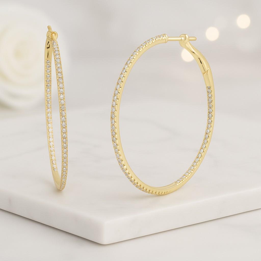 925 Silver Spike Huggie Earrings Round Cut Simulated Diamond Party Wear Earrings Pave Set Huggie Hoop Earrings