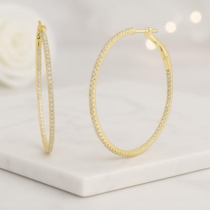 925 Silver Spike Huggie Earrings Round Cut Simulated Diamond Party Wear Earrings Pave Set Huggie Hoop Earrings