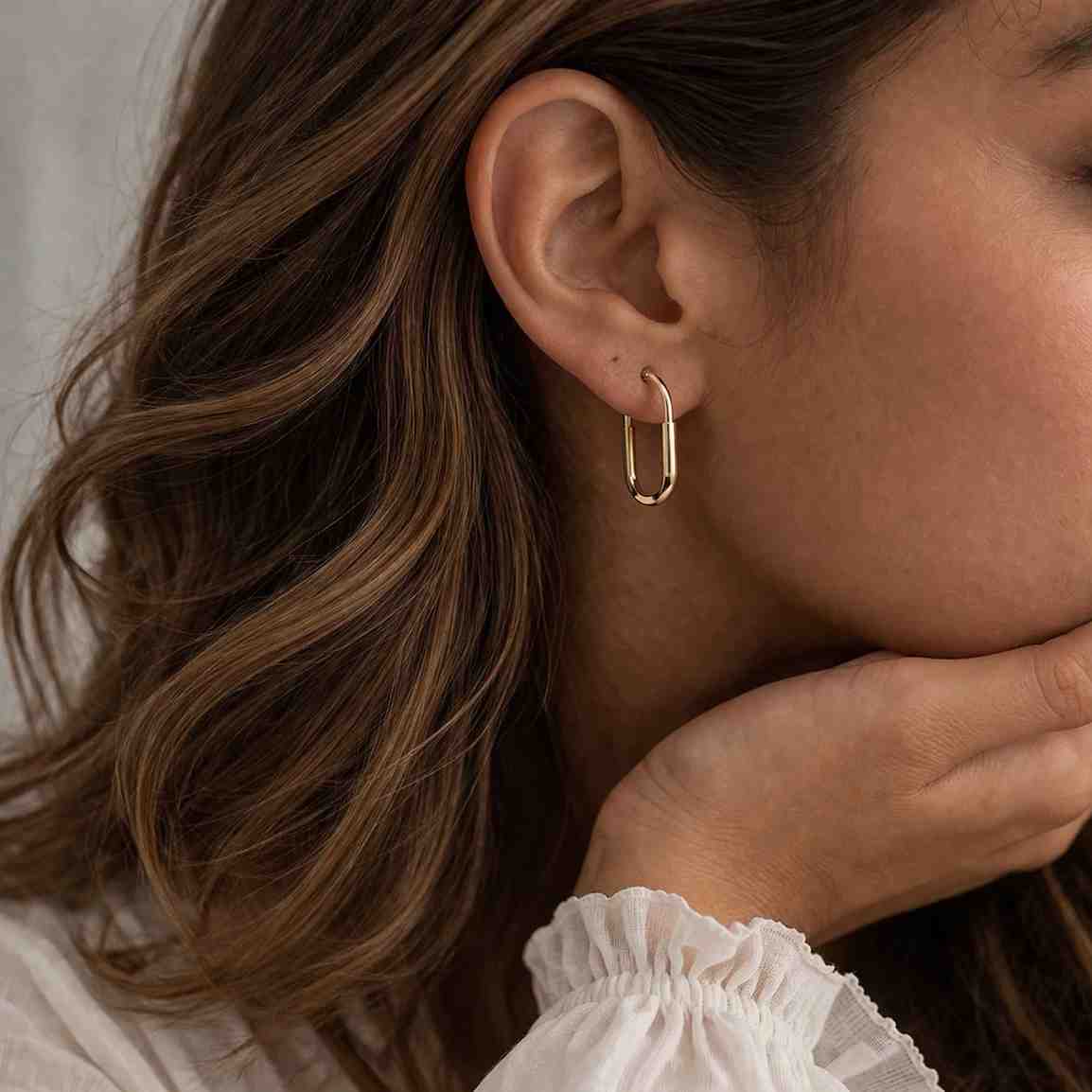 925 silver hoops platinum earrings sterling silver earrings silver hoop earrings platinum hoops silver oval hoops platinum oval earrings