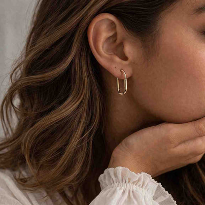 925 silver hoops platinum earrings sterling silver earrings silver hoop earrings platinum hoops silver oval hoops platinum oval earrings