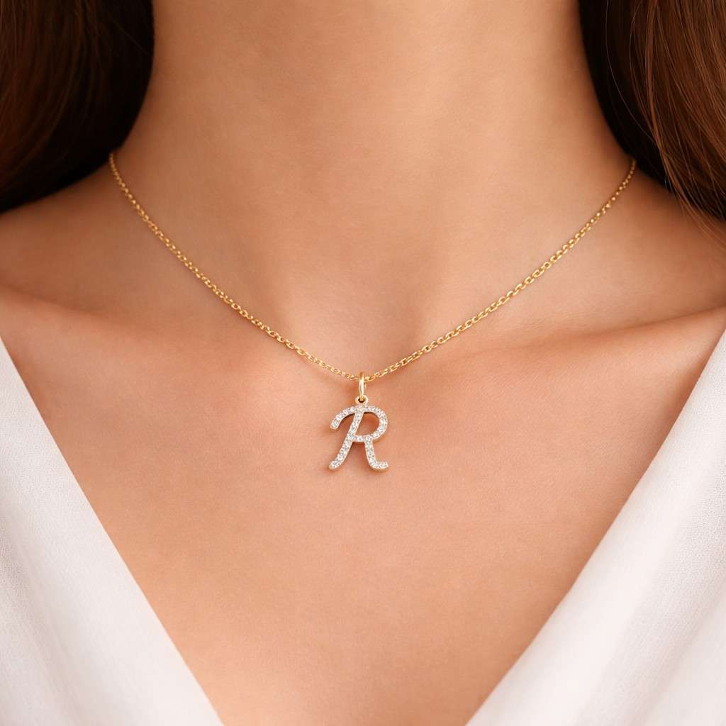 925 silver necklace sterling silver necklace silver initial necklace silver letter pendant