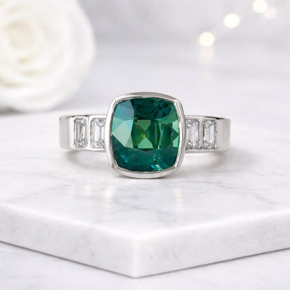 925 silver ring platinum ring sterling silver ring platinum engagement ring silver statement ring platinum statement ring