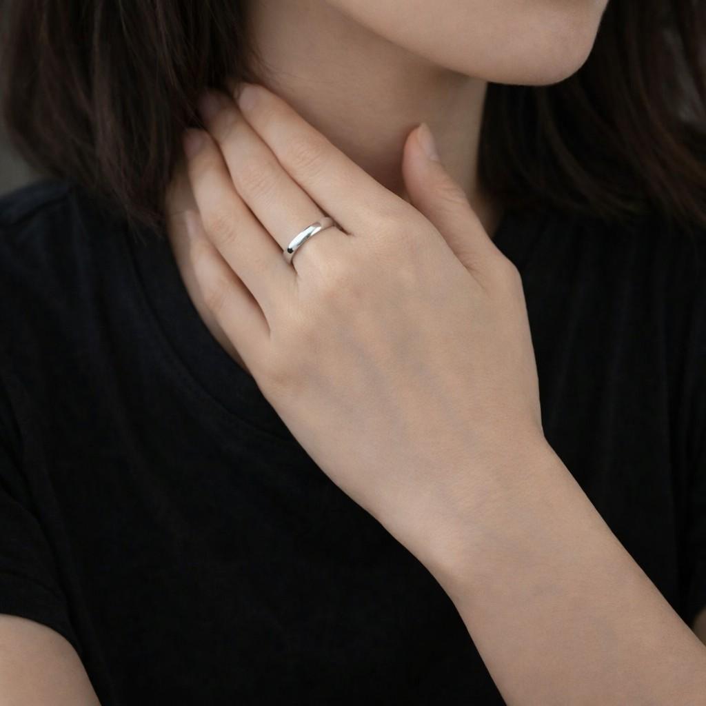 925 silver ring sterling silver ring platinum ring platinum band silver wedding band platinum wedding band