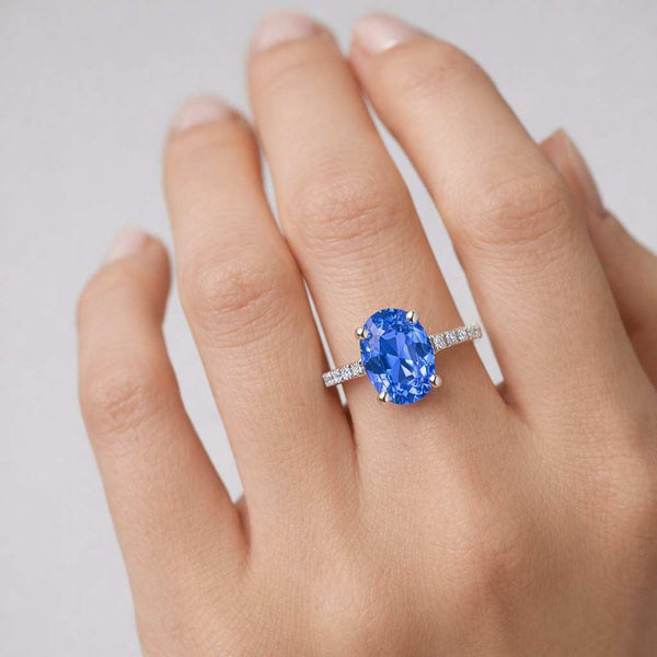 925 silver ring sterling silver ring platinum ring platinum engagement ring platinum sapphire ring platinum bridal ring
