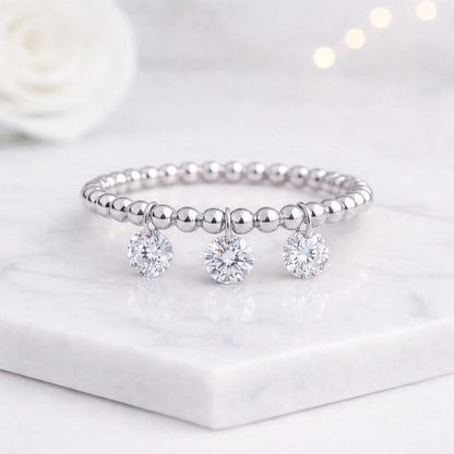 925 silver ring sterling silver ring platinum ring silver beaded ring platinum beaded ring silver charm ring platinum charm ring silver crystal ring platinum crystal ring silver stacking ring platinum stacking ring