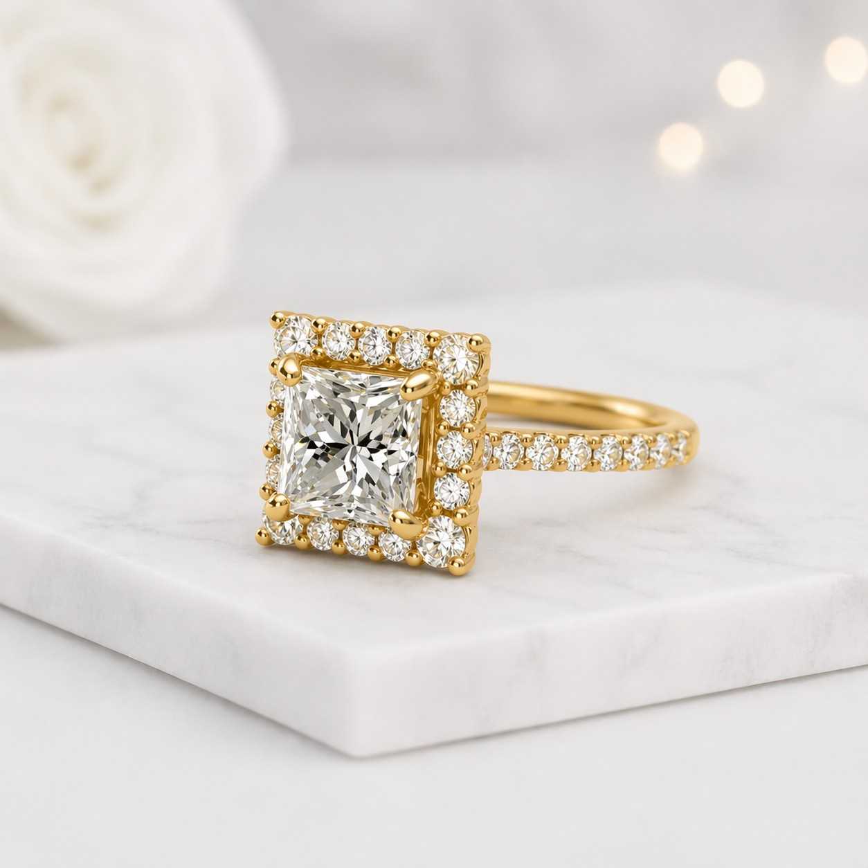 925 silver ring sterling silver ring platinum ring silver engagement ring platinum engagement ring silver halo ring platinum halo ring silver princess ring platinum princess ring silver square ring platinum square ring