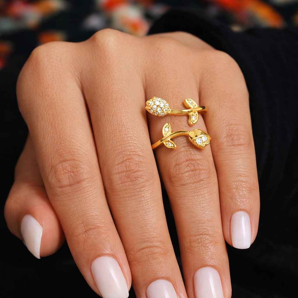 925 silver ring sterling silver ring platinum ring silver flower ring silver leaf ring silver tulip ring silver wrap ring silver open ring silver band ring silver women ring silver gift ring silver jewelry platinum flower ring