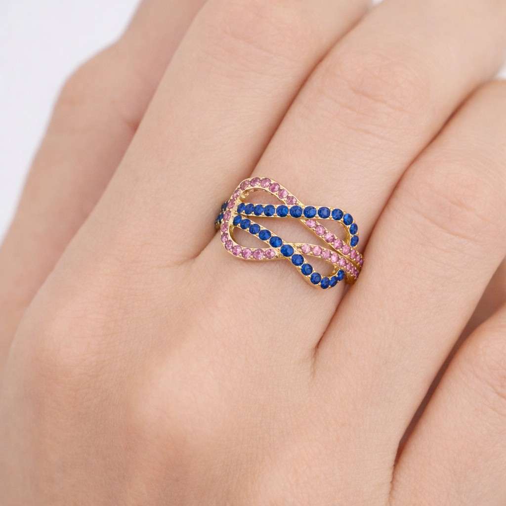 925 silver ring sterling silver ring platinum ring silver infinity ring silver gemstone ring silver crossover ring silver twist ring silver fashion ring silver band silver jewelry platinum band platinum jewelry platinum infinity ring