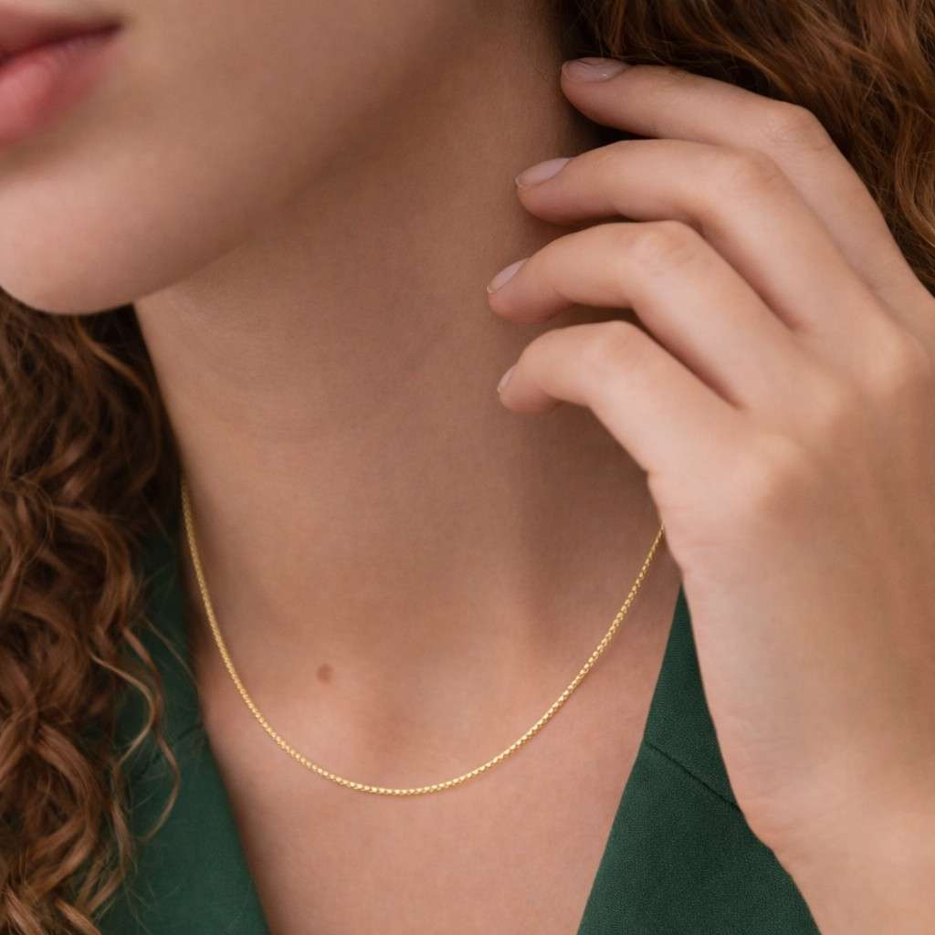 925silvebox chain necklace chain necklace gold necklacerboxnecklac