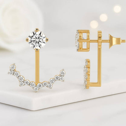 Alternating Marquise and Round Diamond Anniversary Ring by Braverman Jewelry  Marquise Diamond Cluster Ring  Real 14K Gold  Gift for Her