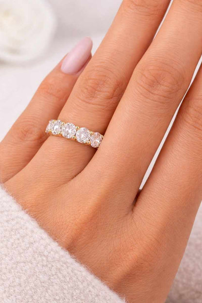 Anniversary Gift Eternity Band in 14k Gold