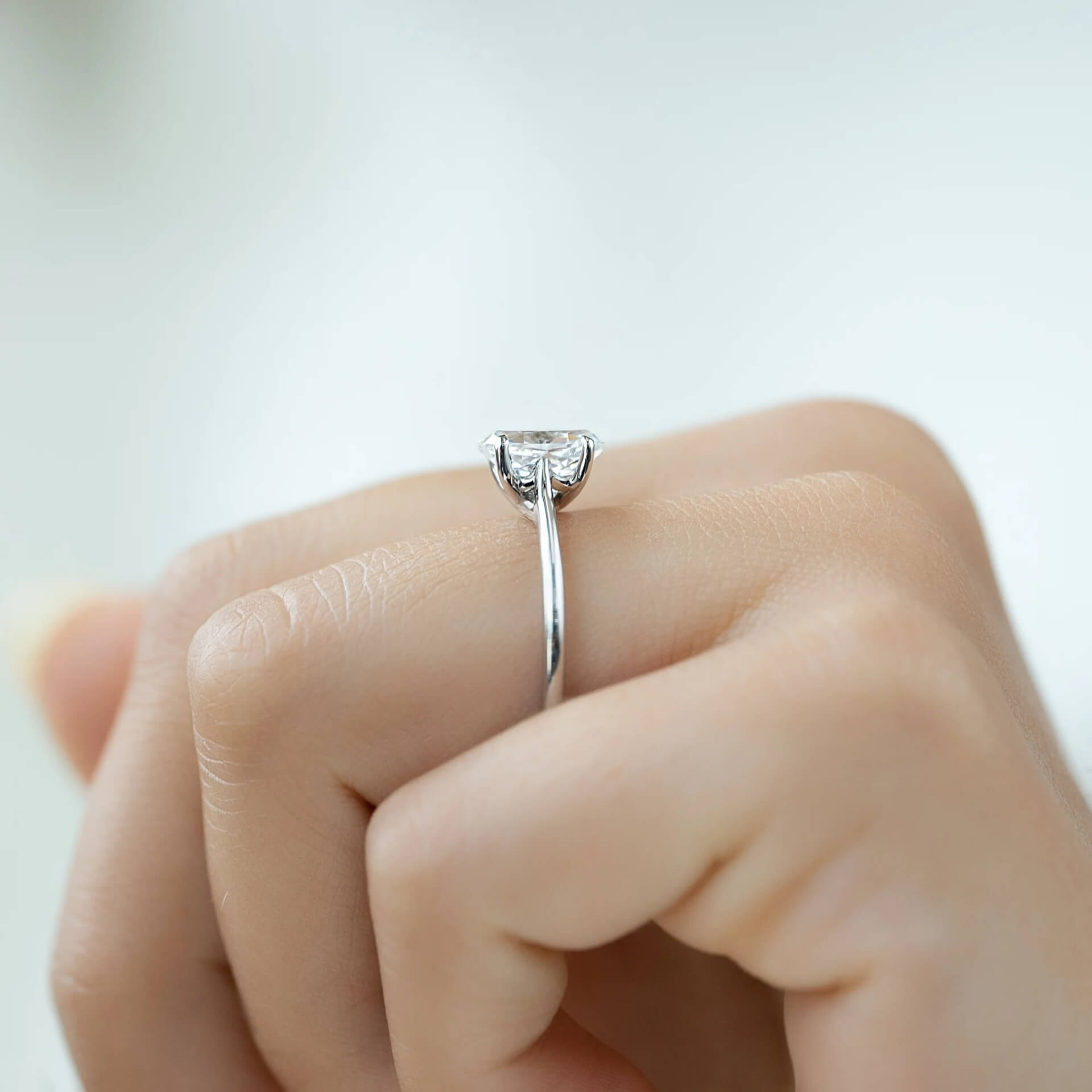 Anniversary Ring- Oval Cut Ring- Handmade Unique Ring