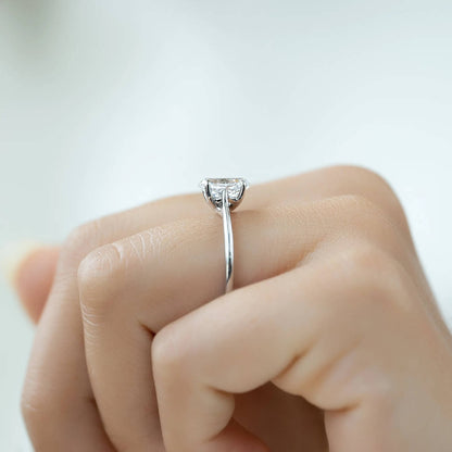 Anniversary Ring- Oval Cut Ring- Handmade Unique Ring