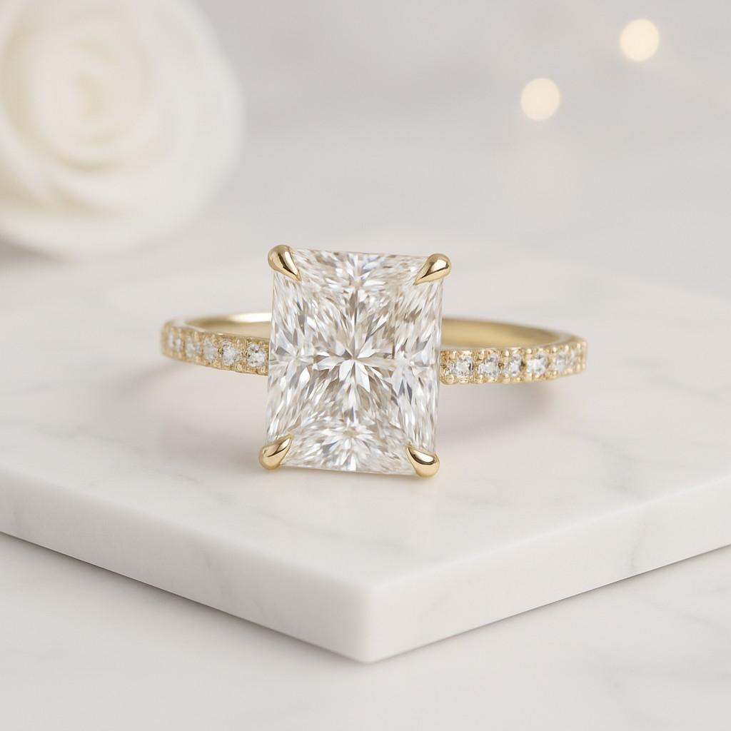 Anniversary Ring Promise Ring For Her IGI Certified Fine Jewelry Gift