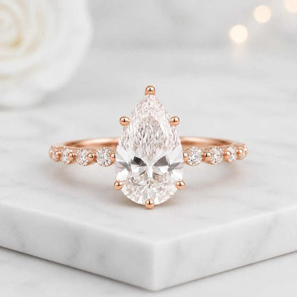 Anniversary ring, Solitaire Vintage Ring, Promise Ring
