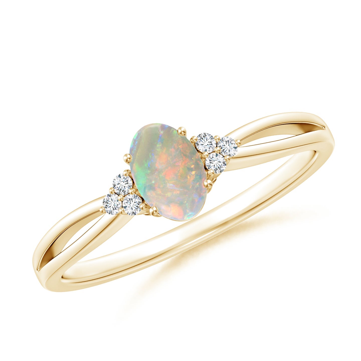 Australian Opal engagement ring