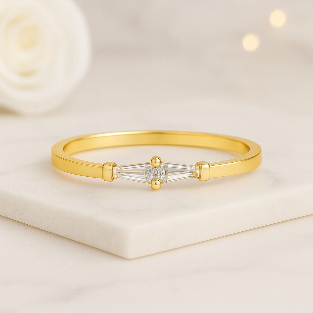 Baguette Diamond Band Baguette Cut Wedding Band Statement Band