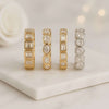 Multi Shape Diamond Bezel Set Band