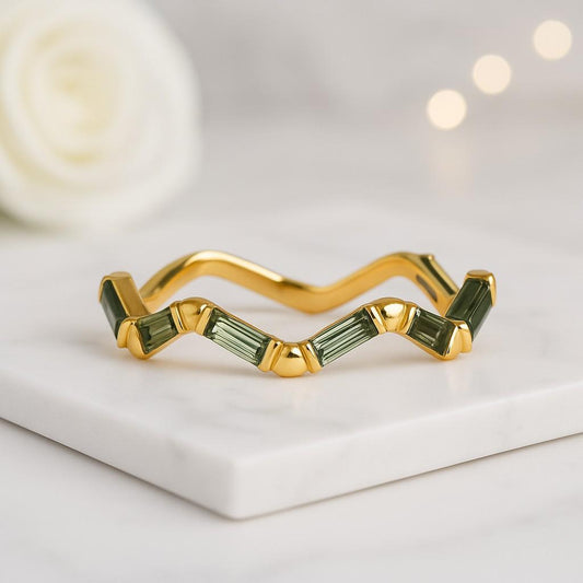 CVD Diamond Wedding Band For Women Promise Ring