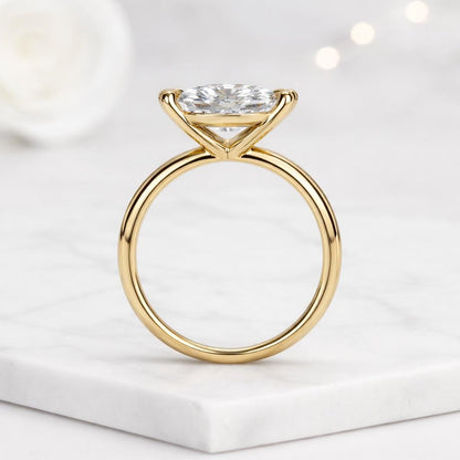 Cushion Lab Grown Diamond Engagement Ring