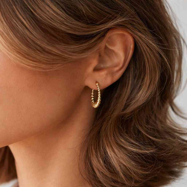oval hoop earrings textured hoops statement hoops womens earrings fashion earrings everyday earrings classic hoops modern hoops