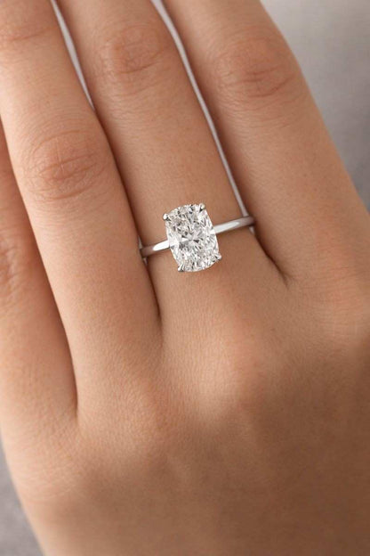 Classic 2 CT Elongated Cushion Cut Ring