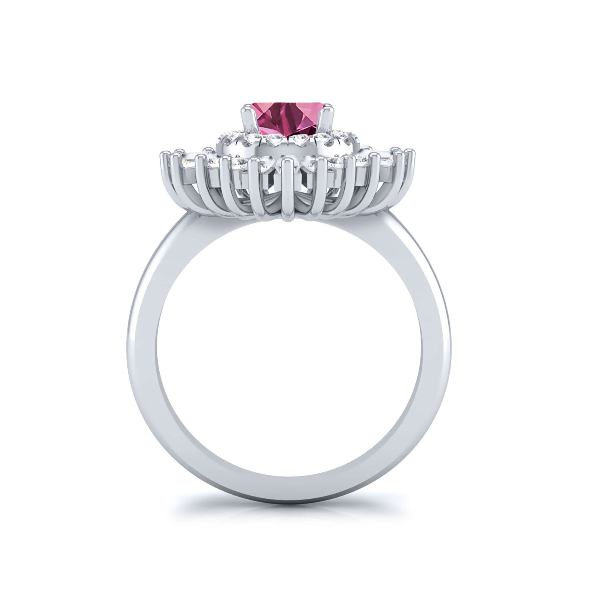 Cluster Dainty Promise Ring for Women