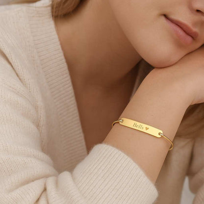 Cluster Diamond Bracelet Open Cuff Bangle Oval diamond bangle bracelet in solid gold Timeless open cuff bracelet