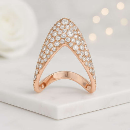 Conflict Free Diamond Wedding Band Gift For Her Handmade Stack Wedding Band Women