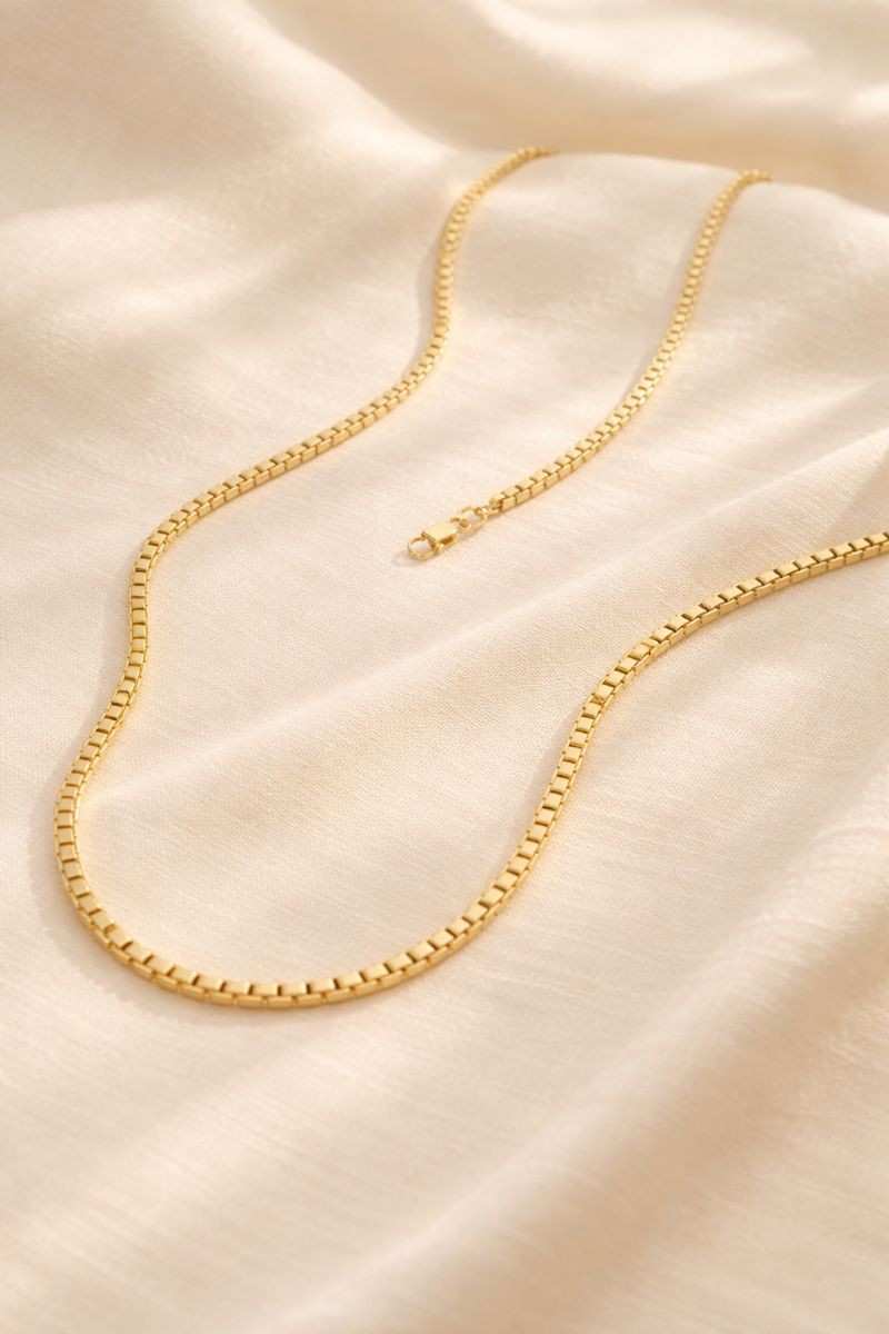 custom jewelry minimalist necklace stackable chain daily wear jewelry chains for women 14k gold necklace