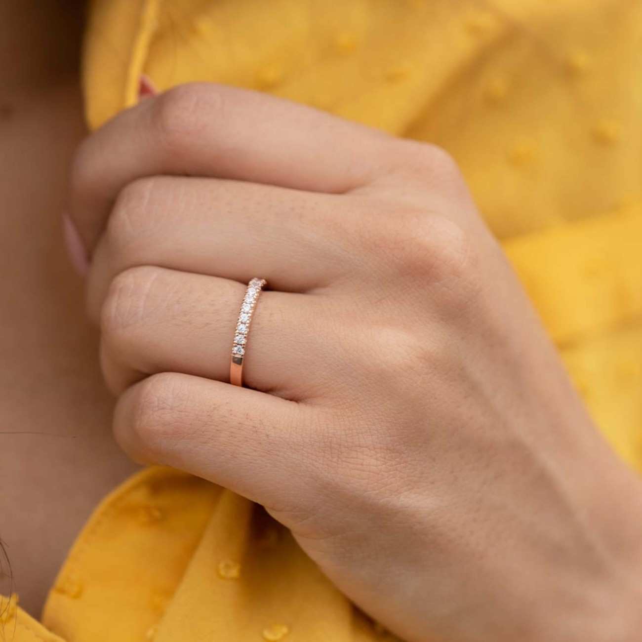 Dainty Diamond Full Eternity Band