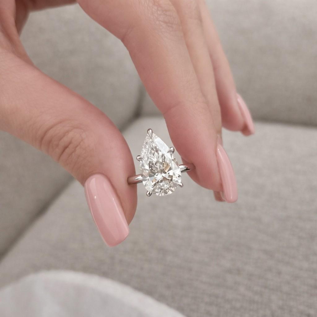 dainty diamond ring