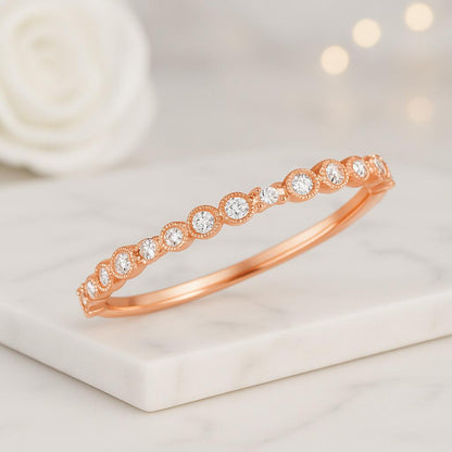 Diamond Alternative Wedding Ring