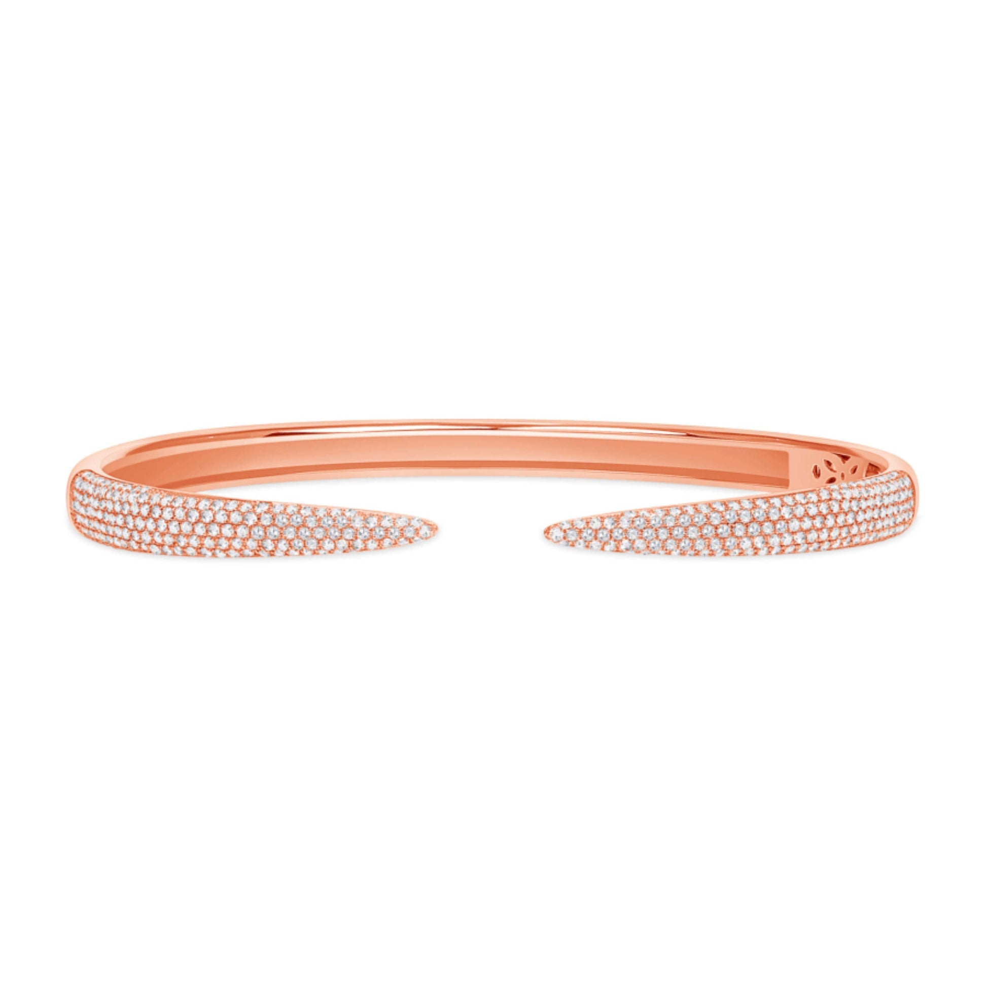Diamond Claw Bangle, Gift For Her