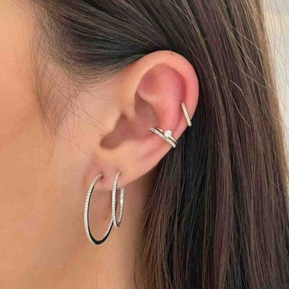 Diamond Pearl Drop Earrings Freshwater Pearl Earrings