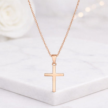 Diamond Station Necklace in Gold  Rose Gold Sterling Silver