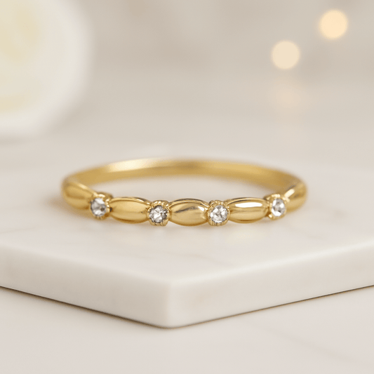 Diamond Wedding Band in 14k Gold