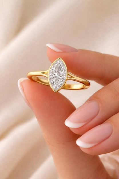 Eco Friendly Diamond Solitaire Ring