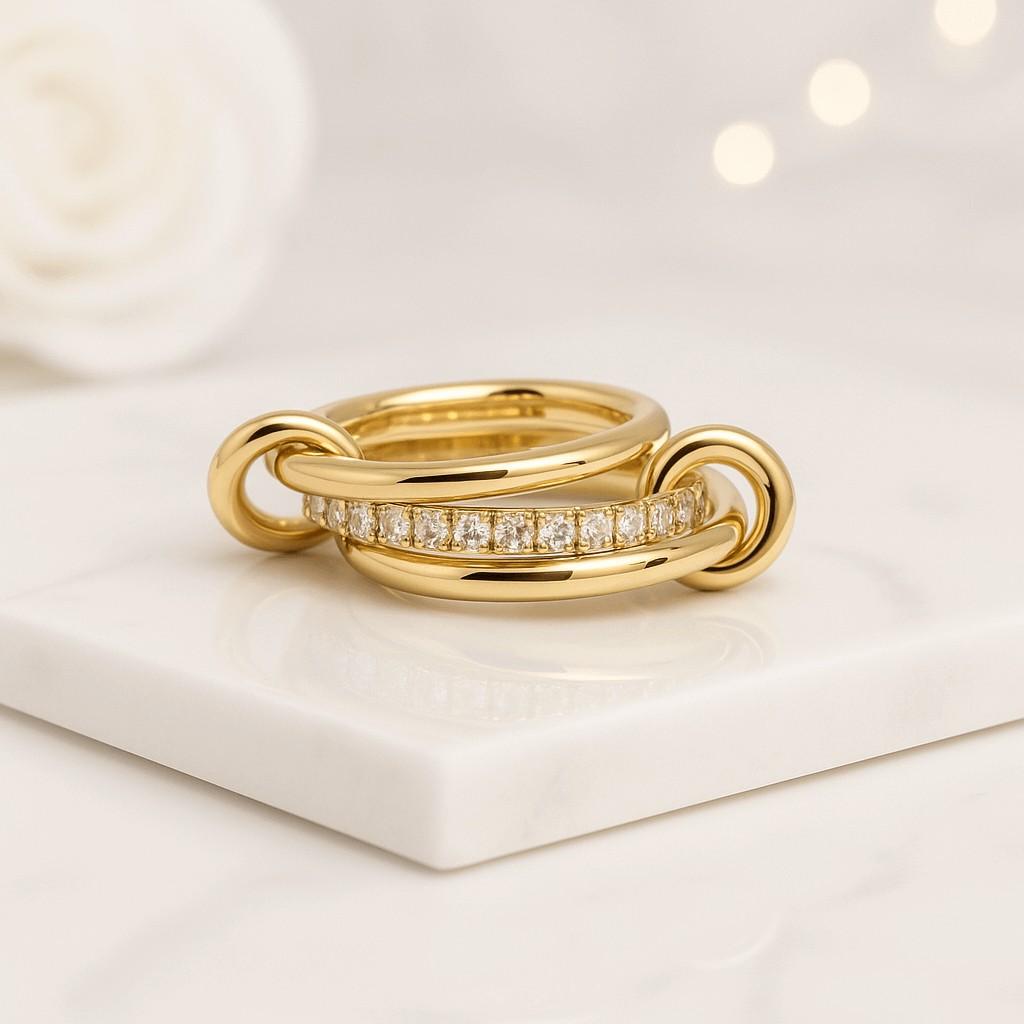 Elongated Cushion Cut Moissanite Engagement Ring 14K Solid White Gold Elongated Cushion Past Present Future Ring Solitaire Engagement Ring

