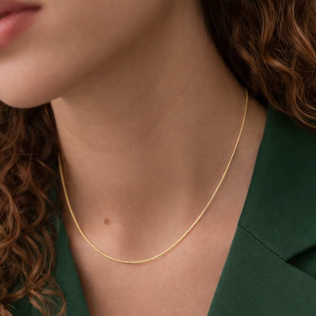 fine jewelry unisex box chain necklace anniversary gift for him
