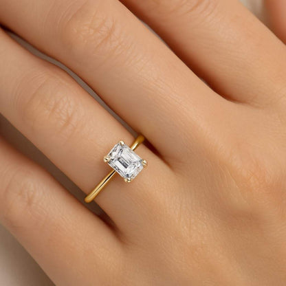 Four Prong Set Eco Friendly Diamond Ring