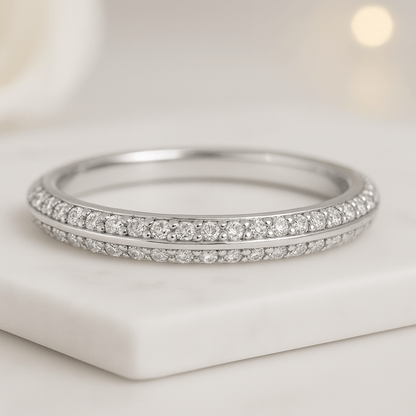 Full Eternity Knife Edge Ring
