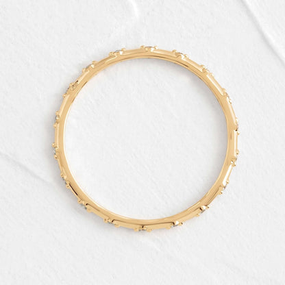 Full Eternity Round Cut Distance Diamond Band