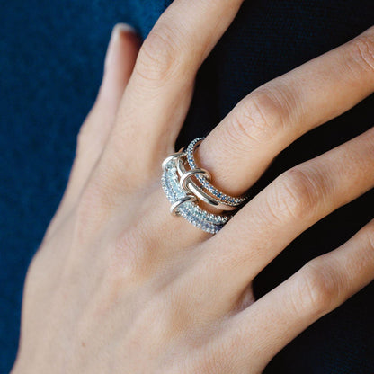 Bezel Set old European cut Lab Grown Three Stone Ring, Cushion Diamond Wedding Ring, 14k yellow gold