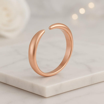 Gold Cuff Ring  14k Gold Filled Open Ring Hammered Open Cuff Ring Dainty Ring Set Minimalist Ring Thin Gold Ring Bridesmaids Gift for Her