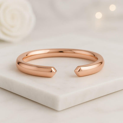 Gold Cuff Wedding Mens Band
