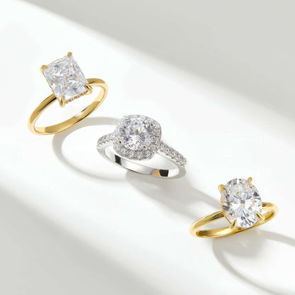 Gold Silver Promise Ring