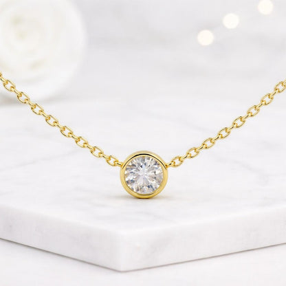 Graduated Oval and Round Diamond Engagement Ring, Lab Grown Diamond Ring for Women, Yellow/White/Rose Gold Ring, Anniversary Ring for Her
